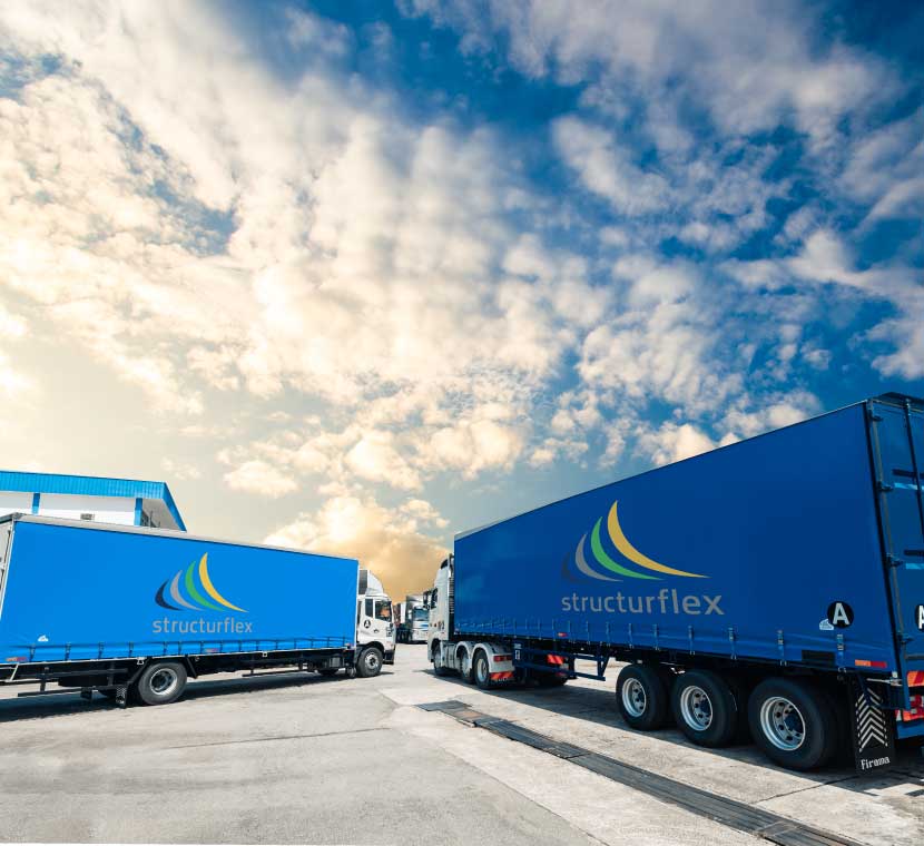 Structurflex premium truck curtain siders and transport curtain systems for logistics fleets in Malaysia